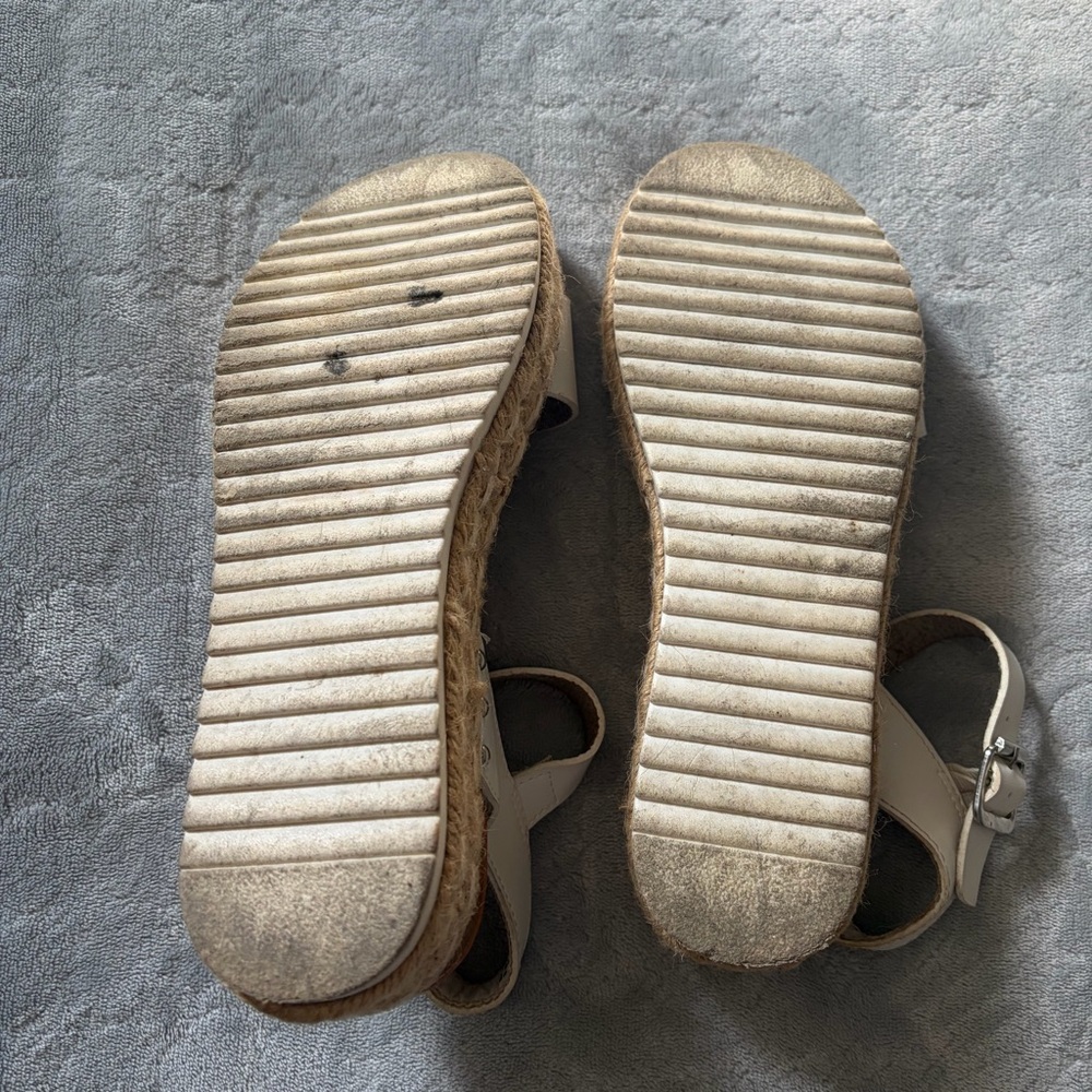 Melissa White Espadrille Sandals - Picture 7 of 9